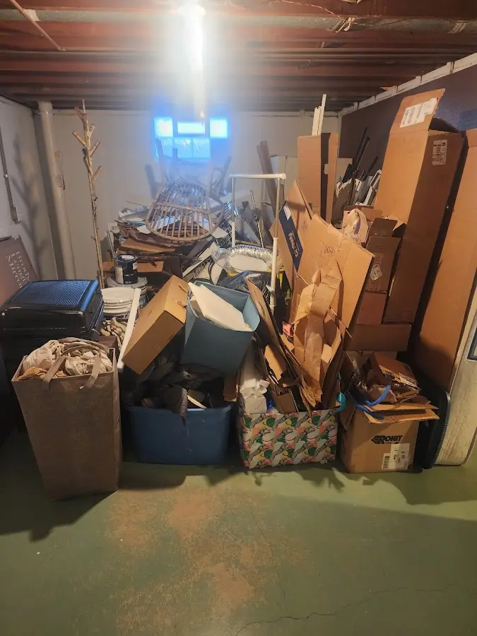 Roll-off dumpster container at job site for Yard Waste Dumpster Rental in South San Francisco